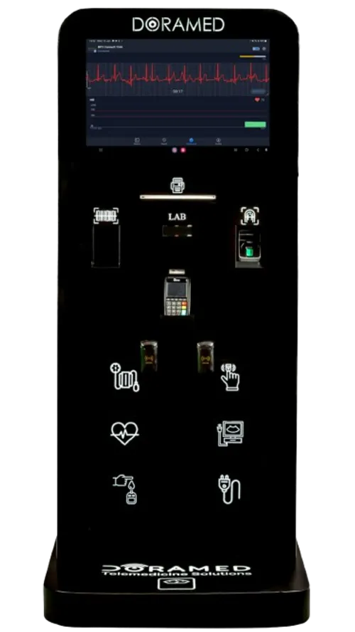 تصویر کیوسک سلامت مدل رازی با پرینتر حرارتی